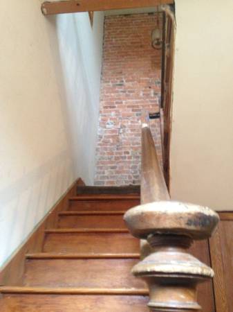 logan circle 2 bedroom apartment for rent | unique carriage house with exposed brick