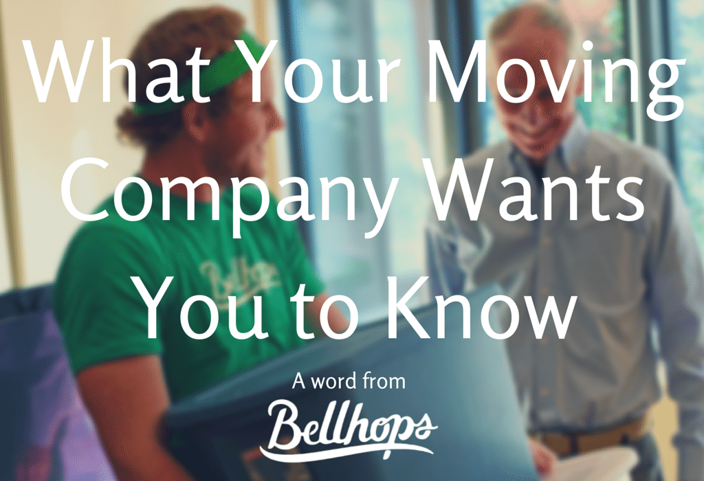 What your moving company wants you to know | Great moving and packing tips from our friends at Bellhops