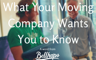 What Your Moving Company Wants You to Know