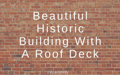 Beautiful Historic Building With A Roof Deck