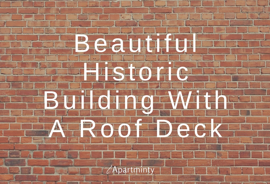 Beautiful Historic Building With A Roof Deck