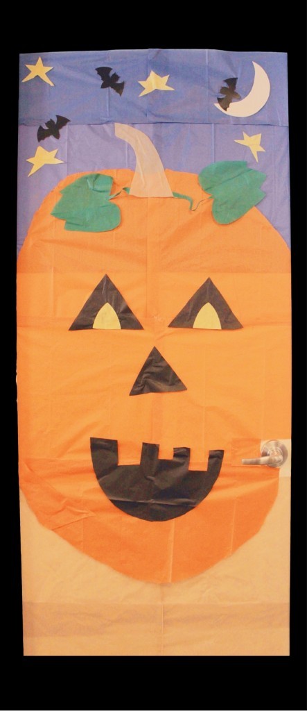 DIY Halloween Decor Ideas | Pumpkin Jack-o-Lantern Door