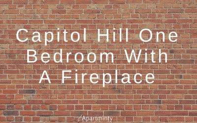 Capitol Hill One Bedroom With A Fireplace