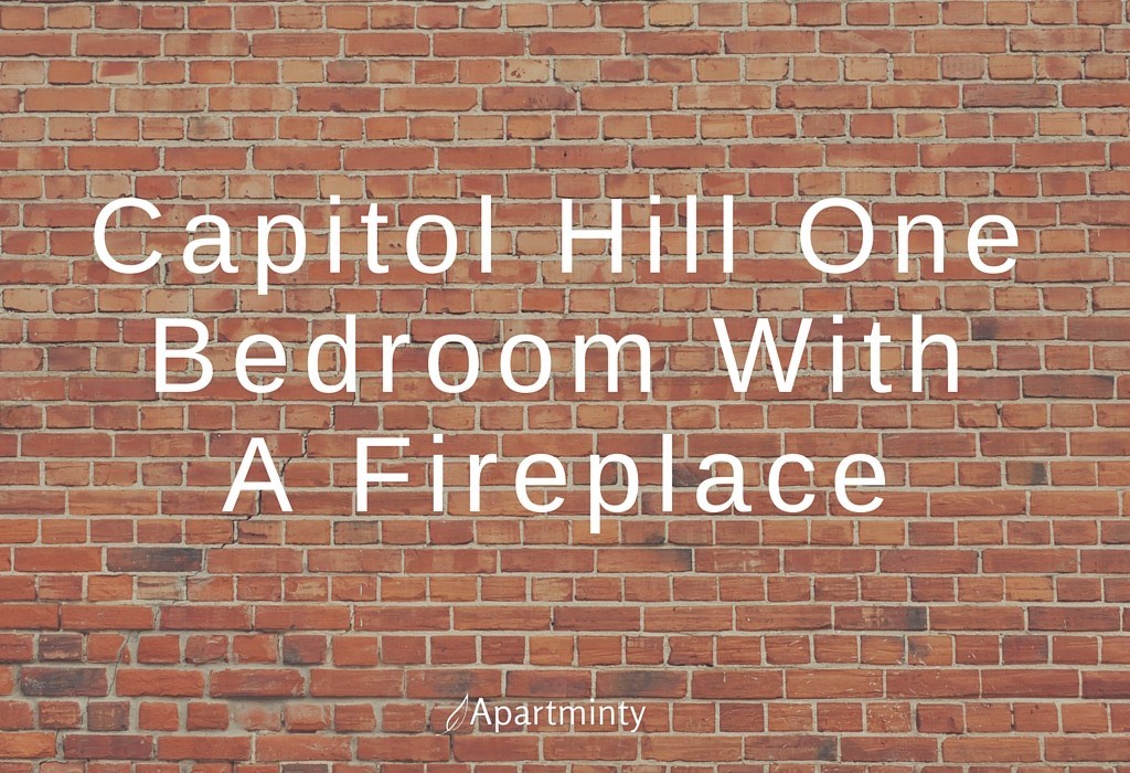 Capitol Hill One Bedroom With A Fireplace