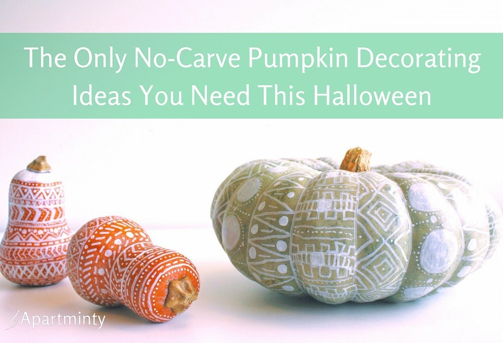 No-Carve Pumpkin Decorating Ideas for Halloween