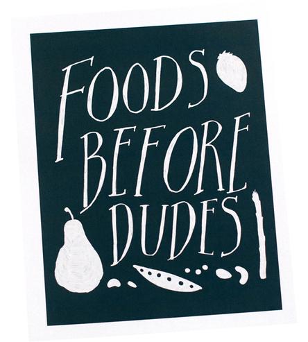 Holiday Gift Guide: Playful Presents | Foods Before Dudes Art Print