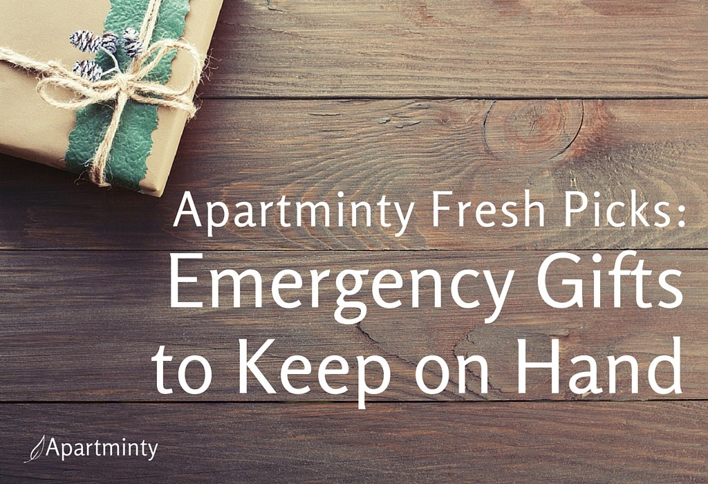 Apartminty Fresh Picks | Emergency Gifts to Keep on Hand This Holiday Season