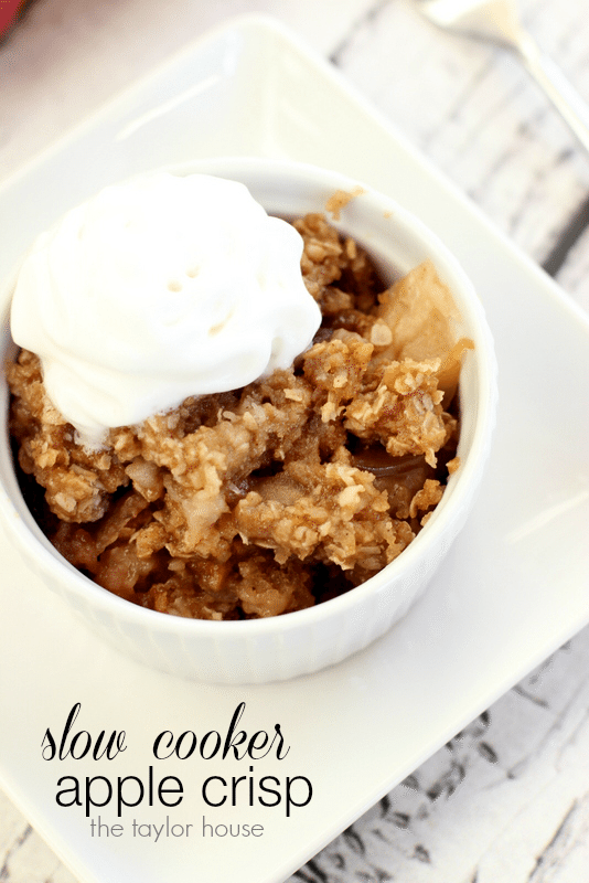 Slow Cooker Apple Crisp | Crockpot Season