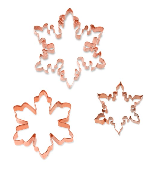 Holiday Gift Guide: Presents Fit For A Foodie | Snowflake Copper Cookie Cutters