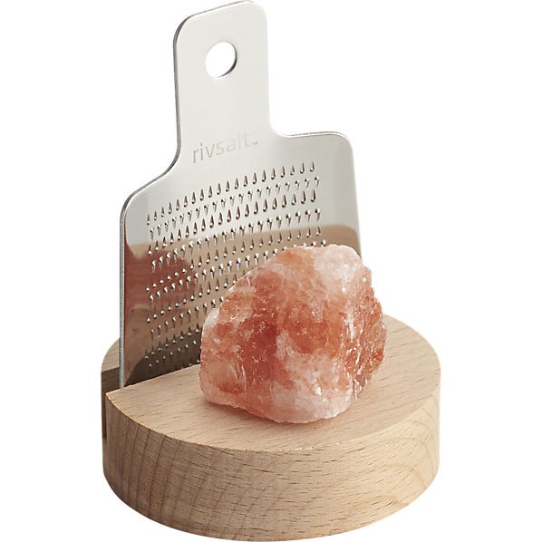 Holiday Gift Guide: Presents Fit For A Foodie | Himalayan Rock Salt and Grater Set