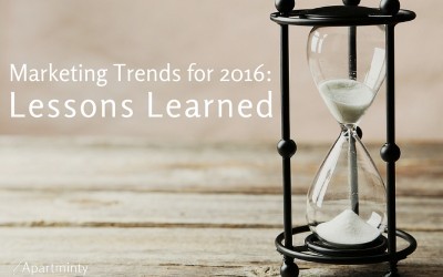 Multifamily Marketing Trends: Lessons Learned