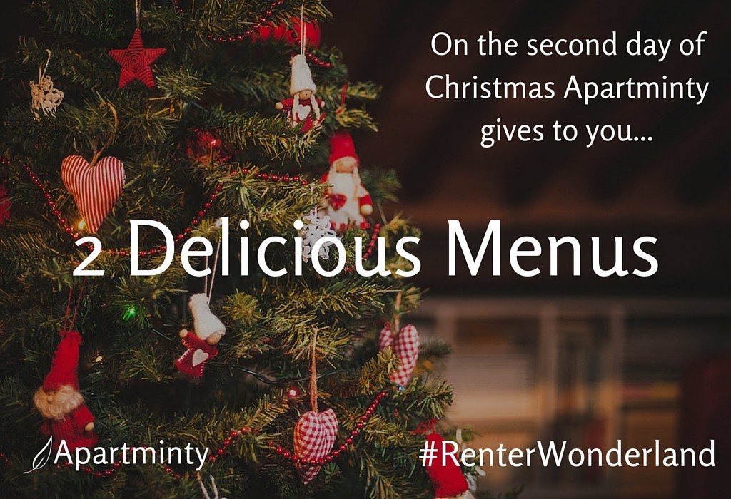 Renter Wonderland: 2 Delicious Menus