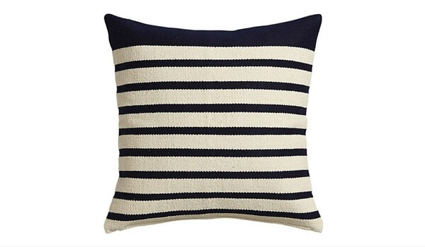 Apartment Decor | Apartminty Fresh Picks: Pillow Talk | Division Navy 20" Pillow