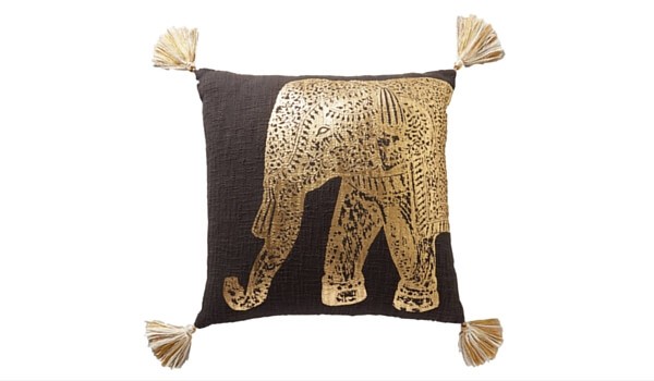 Apartment Decor | Apartminty Fresh Picks: Pillow Talk | Traveling Elephant Pillow