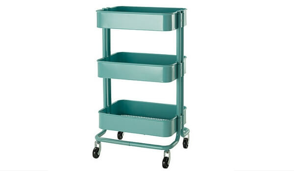 Small Space Storage Solutions For Your Apartment | RASKOG Utility Cart