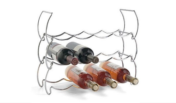 Small Space Storage Solutions For Your Apartment | Wine Bottle Stack Rack