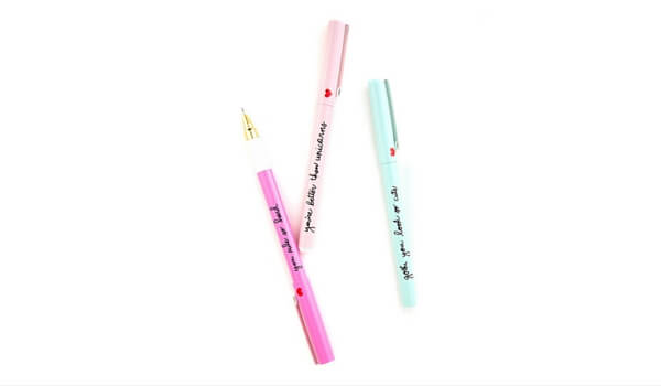 Valentine's Day In Your Apartment | Apartminty Fresh Picks: Sweet Nothings | Sweet Talk Pen Set