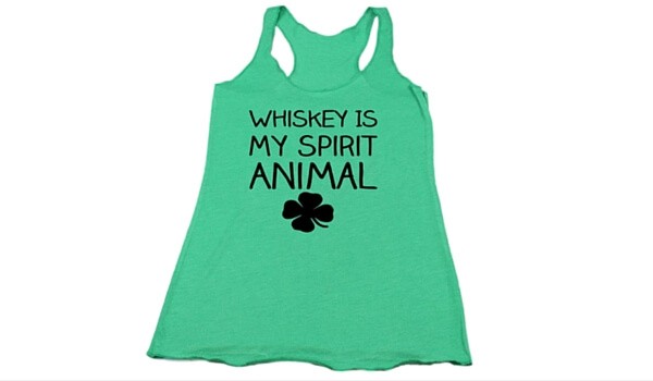 Apartminty Fresh Picks: Get Lucky | Best Buys For St. Patrick's Day | Whiskey Is My Spirit Animal Tank