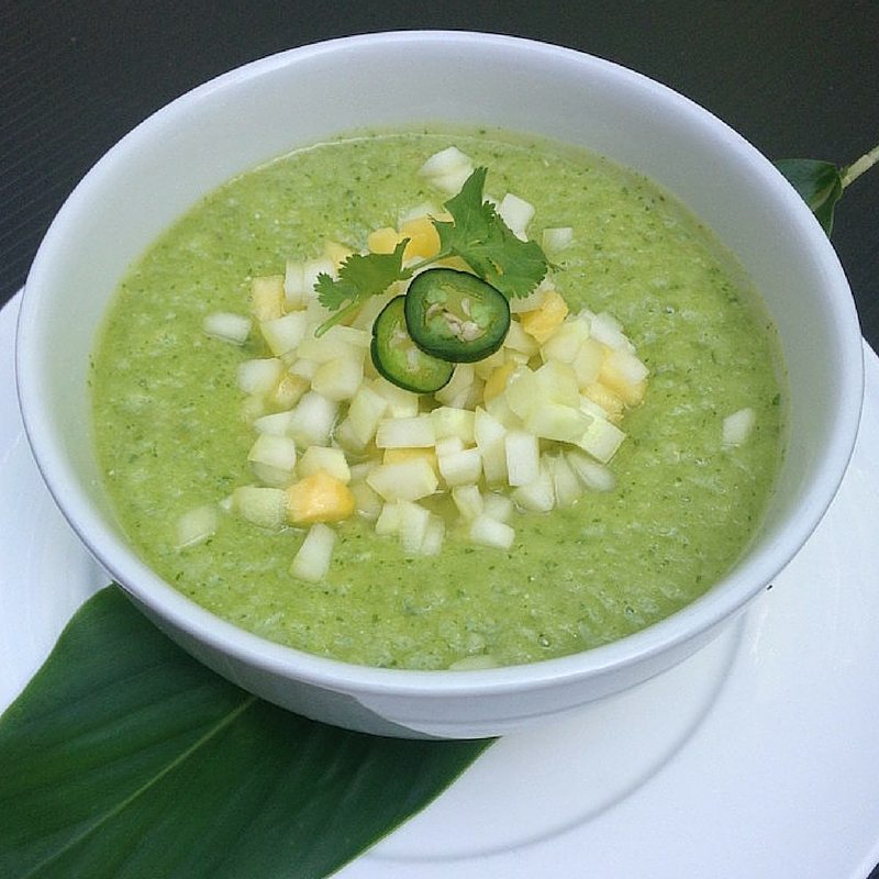 Our Favorite Spring Recipes | Pineapple Cucumber Gazpacho