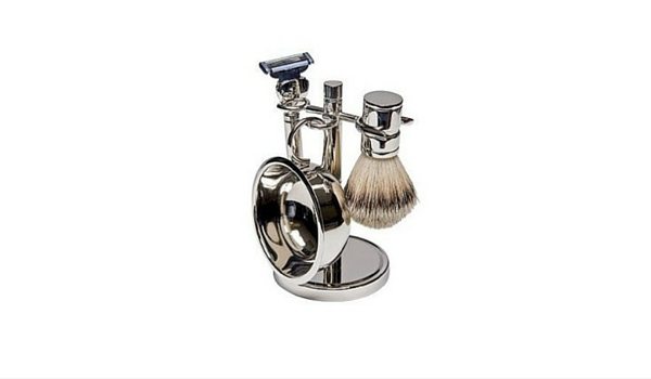 Apartminty Fresh Picks: Father's Day Gifts | 4-Piece Shaving Set in Silver