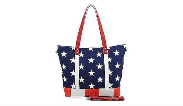 Apartminty Fresh Picks: Fourth of July Accessories | Stars & Stripes Canvas Tote Bag