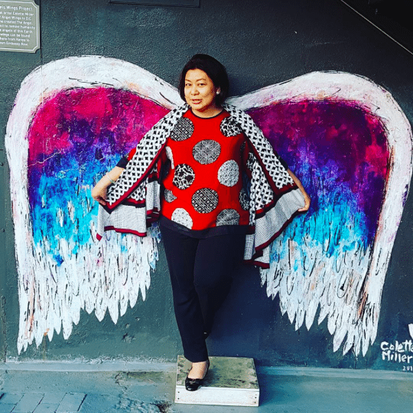 The Instagrammers Guide To Washington, DC | Photo-Ops in Washington, DC | Embassy Row Hotel Colette Miller Angel Wings Street Art
