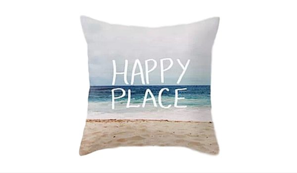 Apartminty Fresh Picks: Coastal Accessories For Your Apartment | Happy Place Pillow
