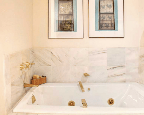 2401 Pennsylvania Avenue | Luxury Apartments in Washington DC | Bathroom With Marble Whirlpool Tub