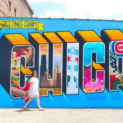 The Instagrammers Guide To Chicago, IL | Photo-Ops in Chicago | Greetings From Chicago Mural