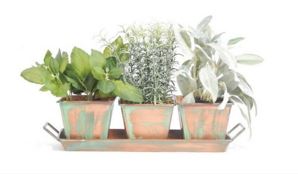 Apartminty Fresh Picks: Herb Garden Essentials For The Apartment Gardener | Copper Herb Garden Planter Kit