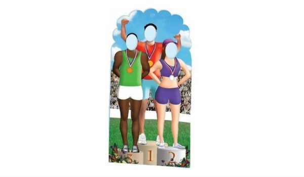 Apartminty Fresh Picks: Summer Olympics Viewing Party | Olympic Podium Life-Size Cutout