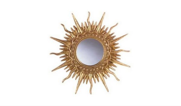 Apartminty Fresh Picks | Mirror, Mirror On The Wall | Golden Sun Ray Hanging Mirror