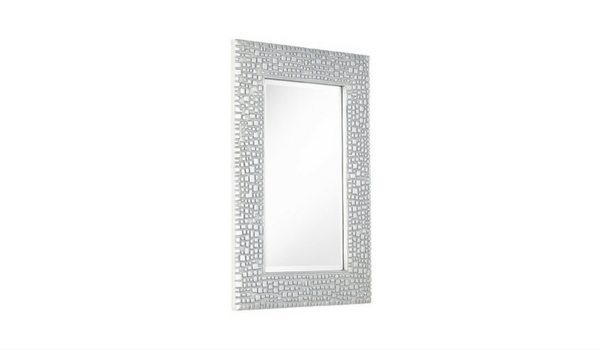 Apartminty Fresh Picks | Mirror, Mirror On The Wall | Textured Relief Silver Wall Mirror