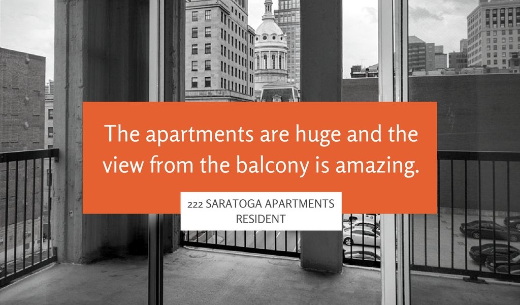 222 Saratoga Apartments in Baltimore | Resident Reviews