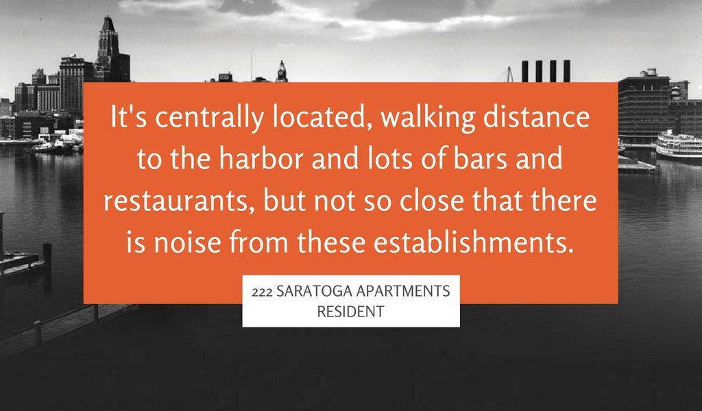 222 Saratoga Apartments in Baltimore | Resident Reviews