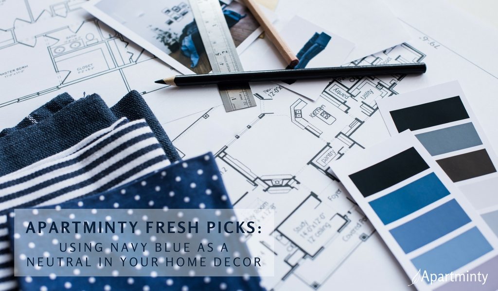 Apartminty Fresh Picks: Navy Is The New Black | Using Blue As A Neutral In Home Decor