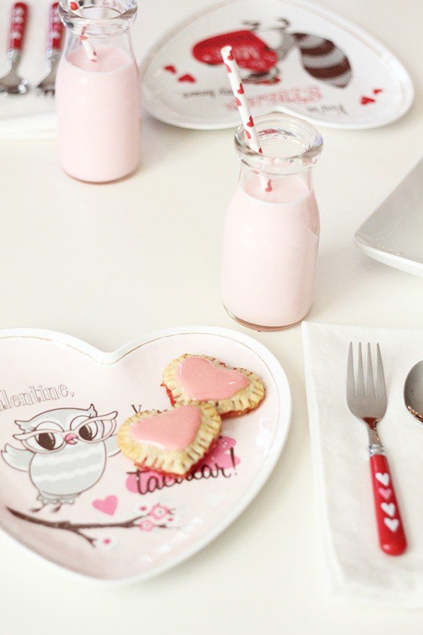 Valentine's Day Recipes | Dessert Recipes | Homemade Mini Heart-Shaped Strawberry Pop-Tarts