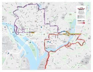 Rock 'n' Roll Marathon 2017 DC Road Closures & Route Map