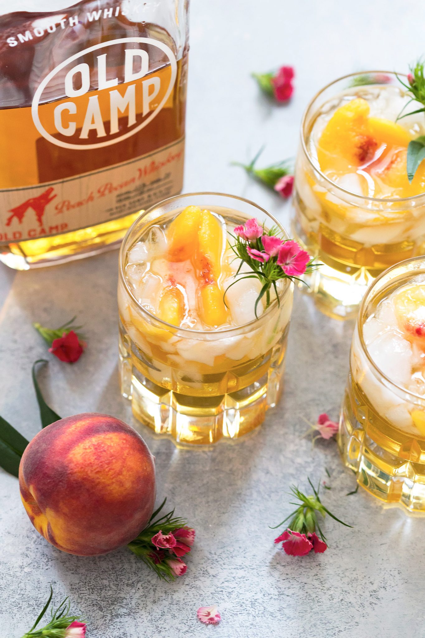 National Bourbon Day | Sweet Georgia Peach Smash Cocktail Recipe