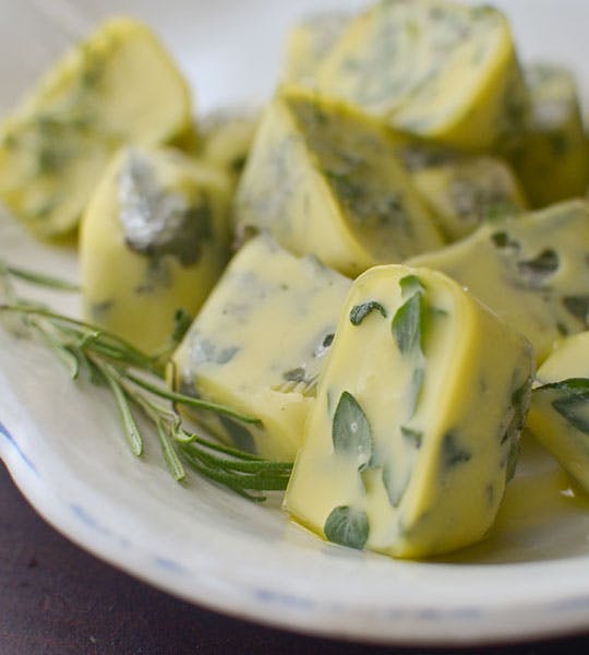 Summer Recipes Using Fresh Herbs | Frozen Herb & Olive Oil Cubes