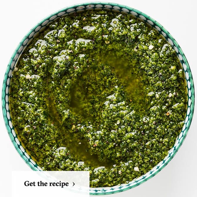 Summer Recipes Using Fresh Herbs | Green Schug Hot Sauce