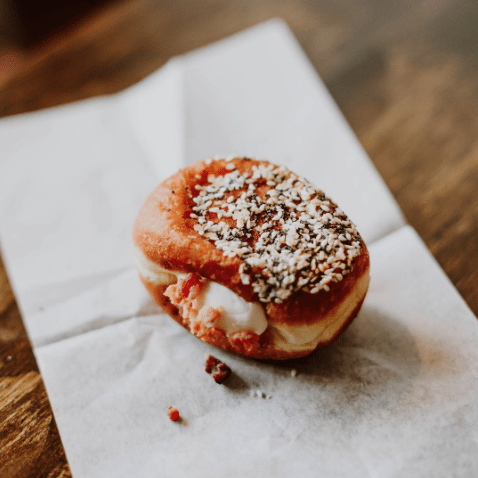 DC's Most Instagrammable Food | B. Doughnut's Stuffed Everything Bagel Doughnut