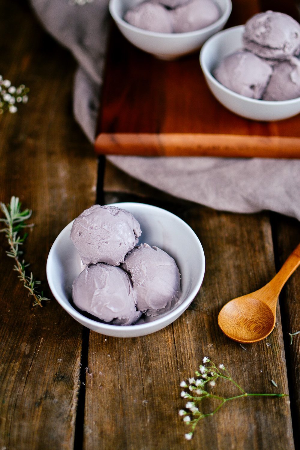 Summer Recipes Using Fresh Herbs | Earl Grey Lavender Ice Cream