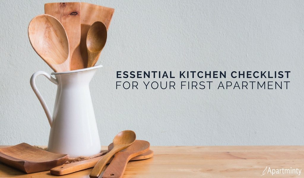 FIRST APARTMENT CHECKLIST: KITCHEN ESSENTIALS