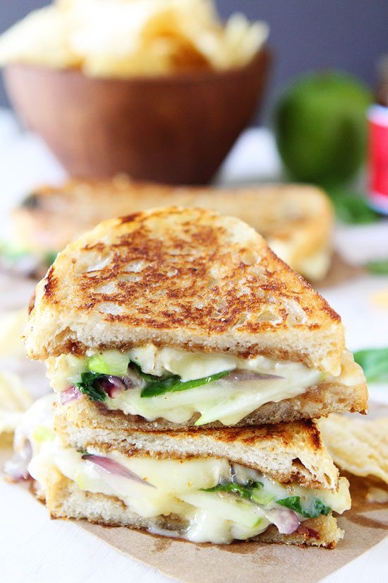 Best Apple Recipes | Brie, Fig & Apple Grilled Cheese