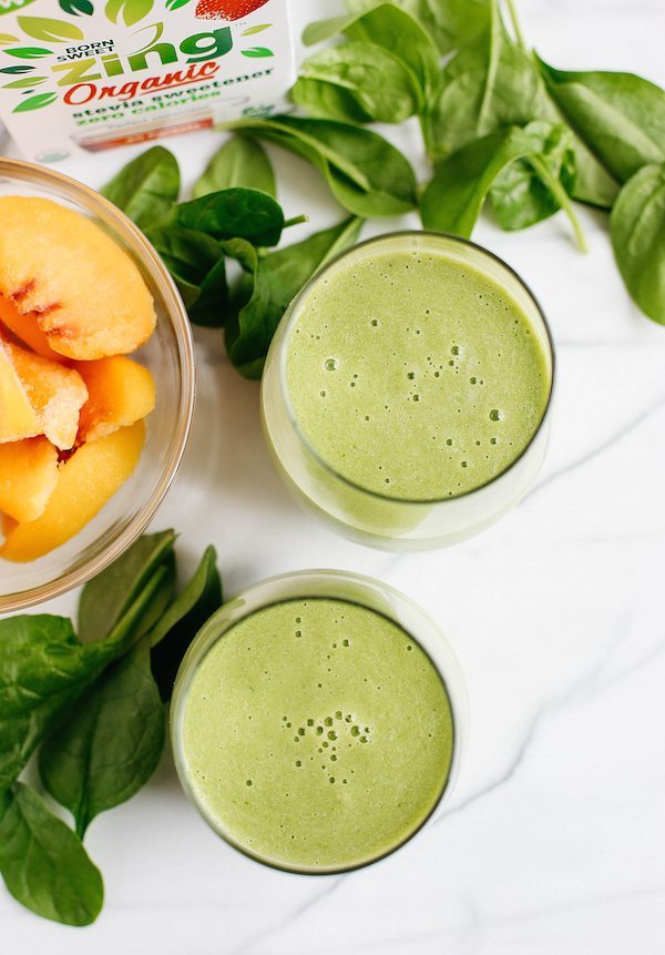 Holiday Detox Recipes | Ginger Peach Detox Smoothie