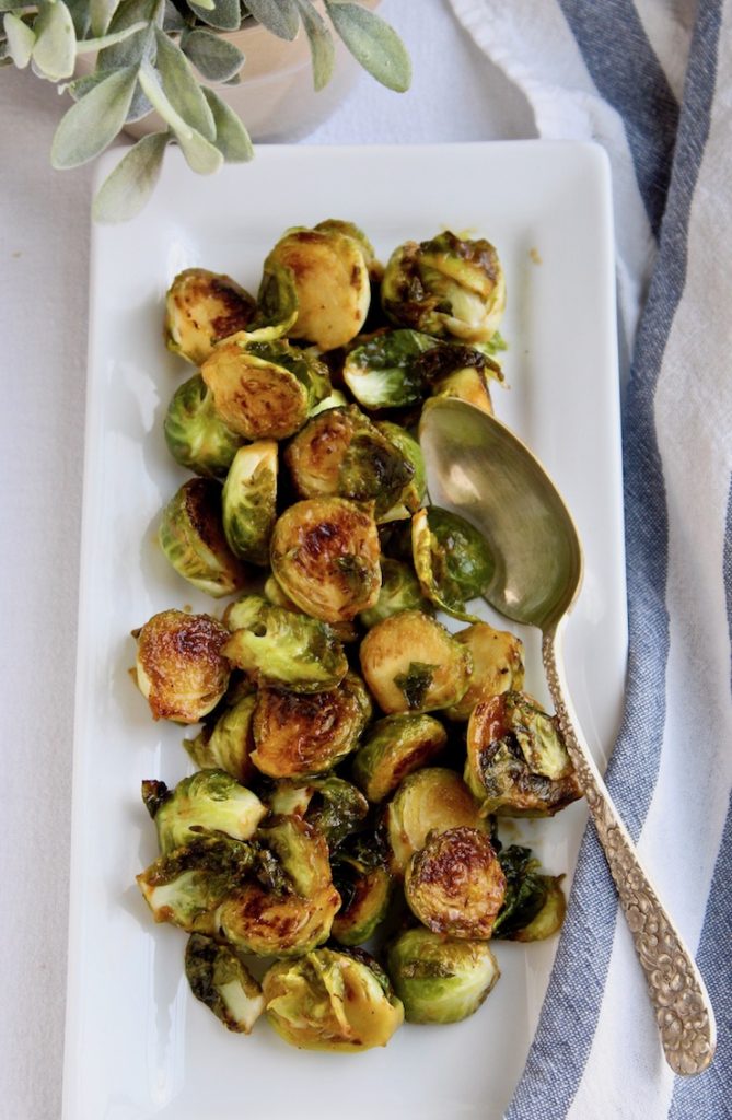 Easy Side Dishes | Honey & Dijon Roasted Brussels Sprouts