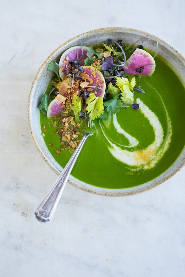 Souping Cleanse Recipes | 10-Ingredient Alkalizing Green Soup