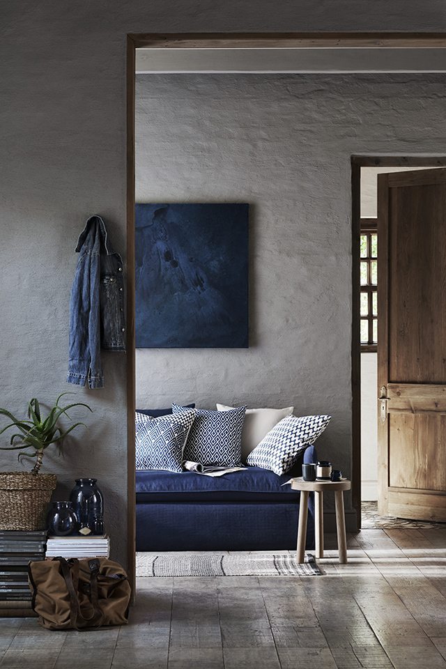 Winter Blues | Blue Decor | Blue and Grey Living Room Inspiration