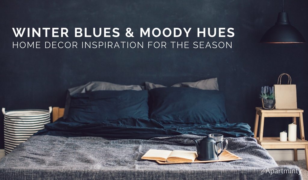 Winter Blues & Moody Hues | Winter Home Decor Inspiration